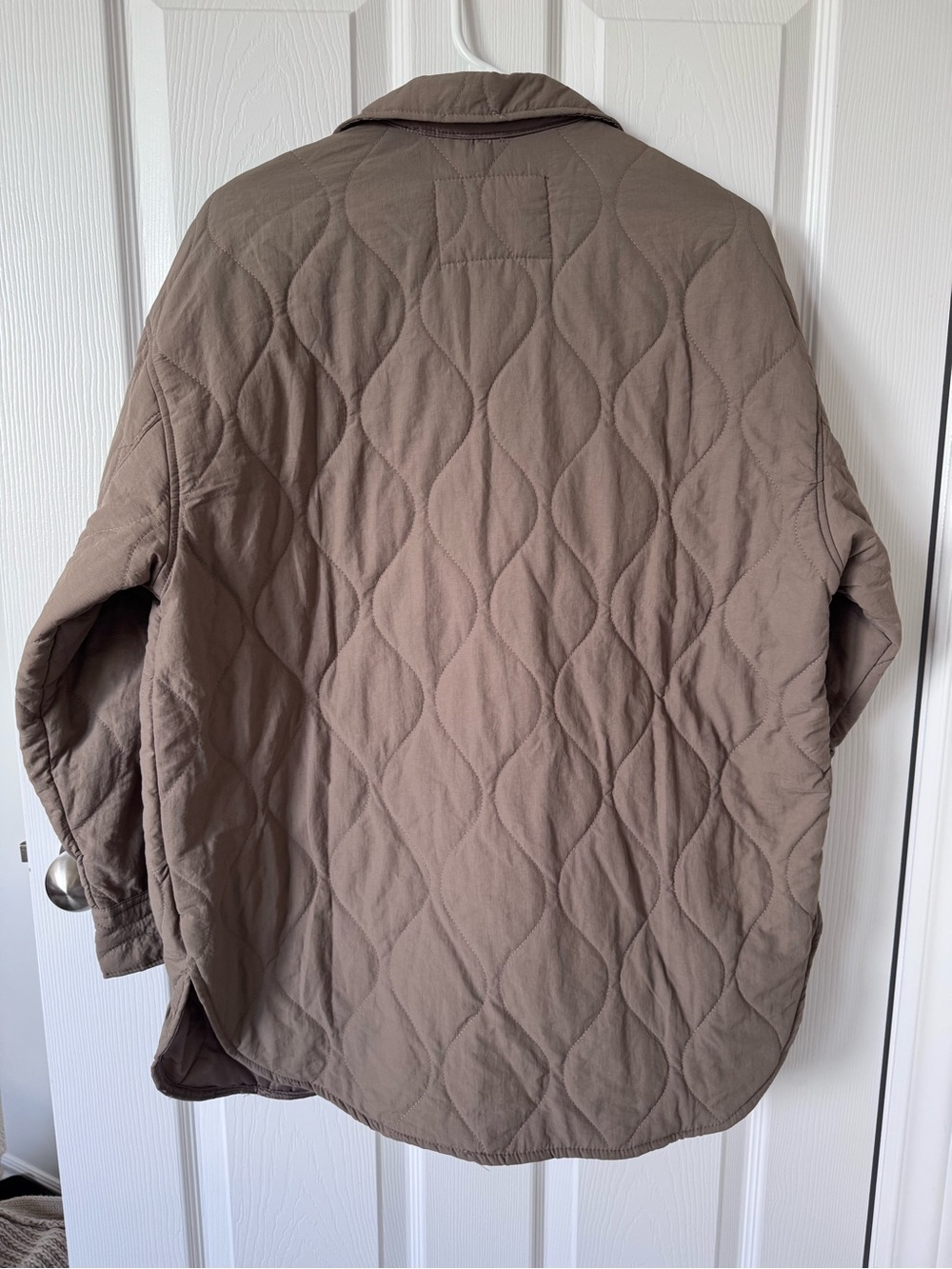 Quilted Taupe Utility Jacket - Picture 6 of 6